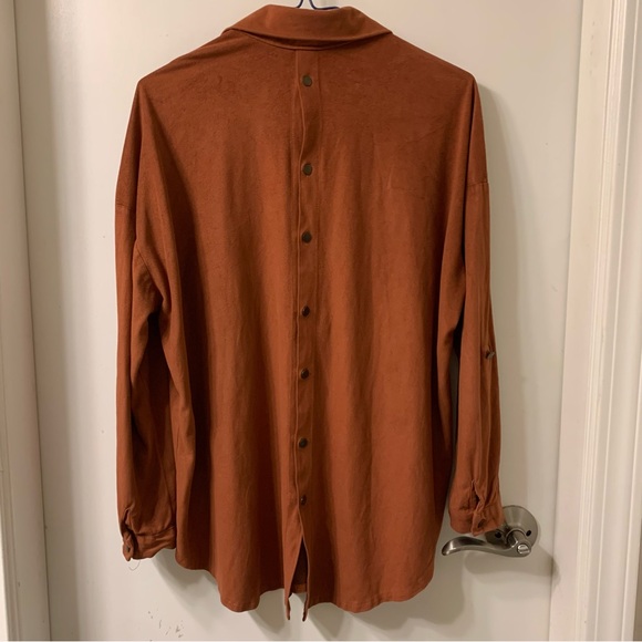 Women's Rust Tunic Top - Picture 7 of 9